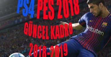 PS4 PES 2018 FULL LİSANS YAMASI BURADA!!!