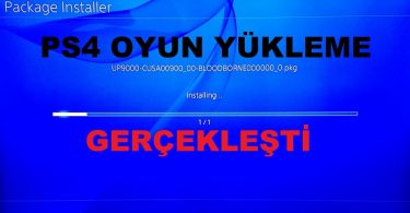 PS4 PKG OYUN YÜKLEME